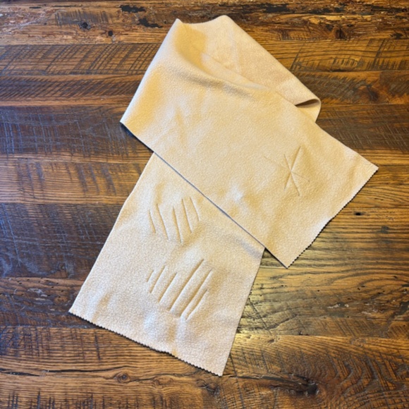 2 Cozy, Unique & Cute Handmade Fleece Scarves with Fleece Hearts - Picture 14 of 14